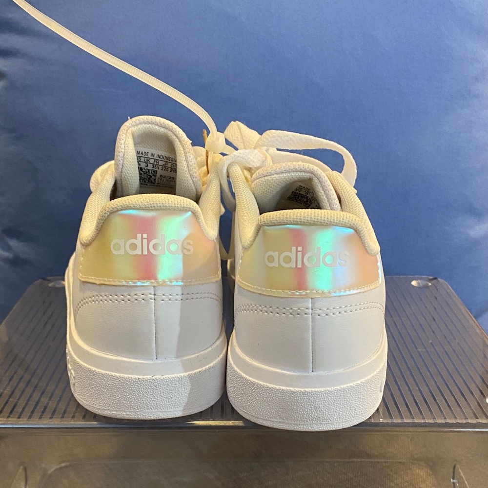Adidas Kids White Sneakers Grand Court 2.0 - Picture 2 of 4